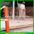 Barreira de segurança de estrada de plástico laranja esgrima